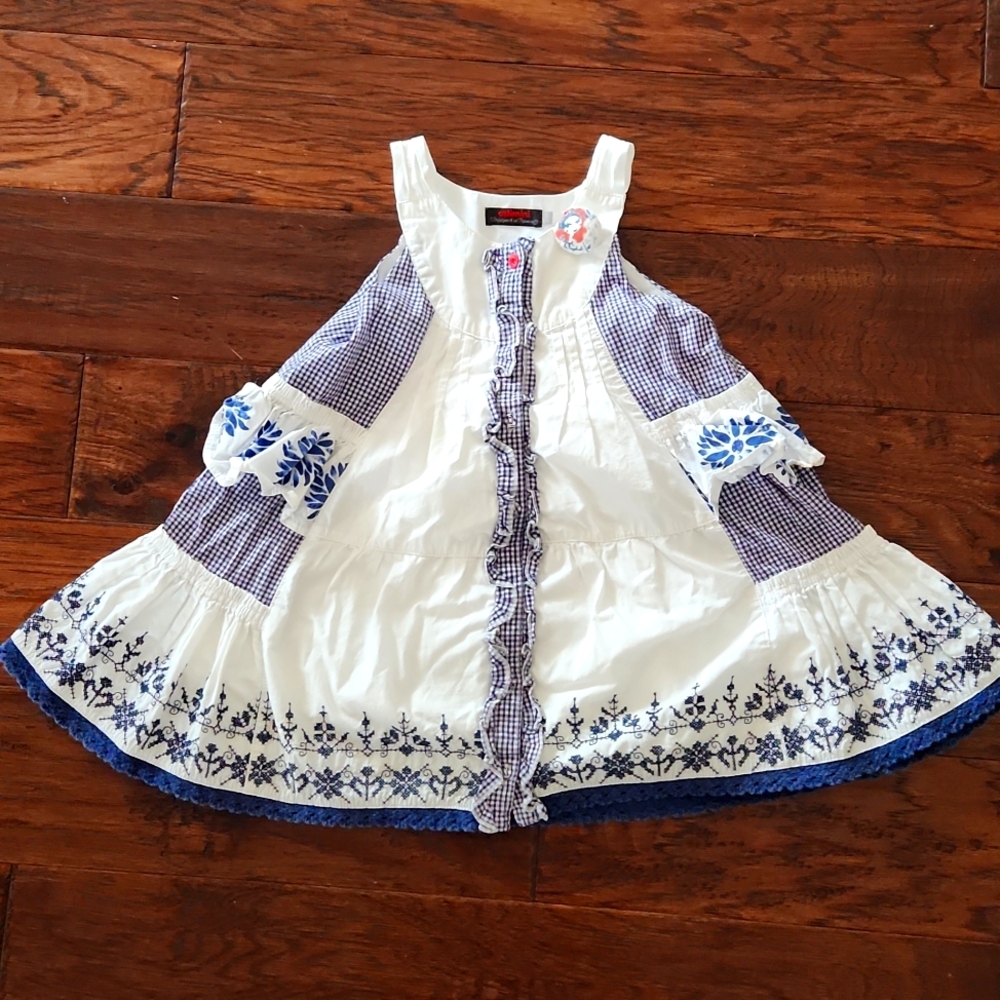 Catimini Embodied Preppy Summer Dress Toddler Girl 4T